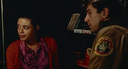 Diahnne Abbott and Robert De Niro in Taxi Driver